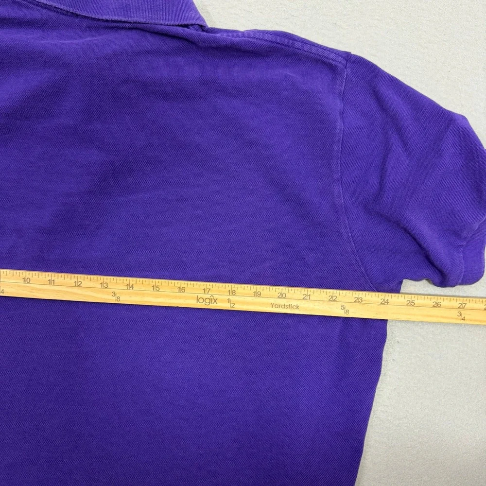 Polo Ralph Lauren Shirt Mens XL Purple Classic Fit Short Sleeve Pony Logo Preppy